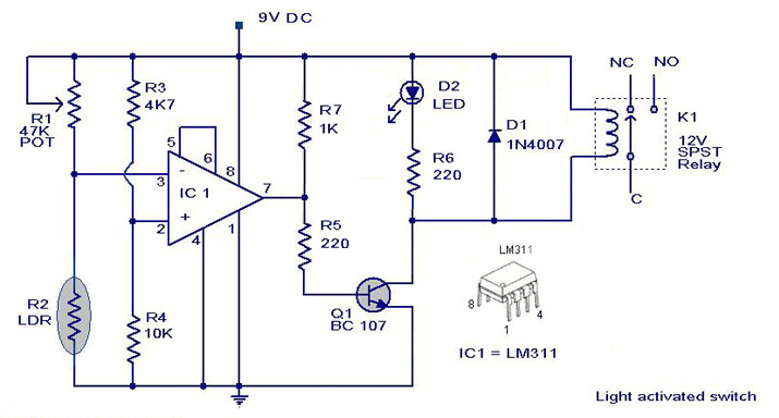 Ldr Switch Circuit