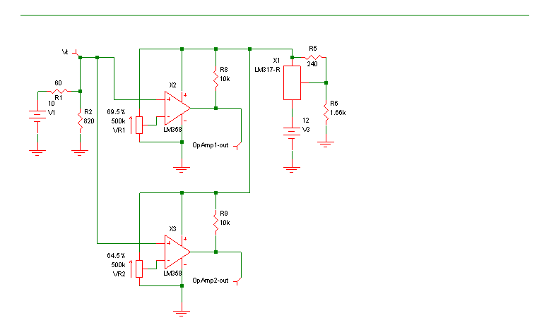 2 X LM 358 buffers drivers with pots.png