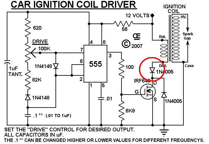 NE555 - Ignition Coil Drive Electronics Forum (Circuits, Projects and Microcontrollers)