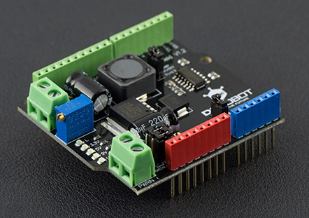 DFRobot - Power Shield (Arduino Compatible) - Angle View.jpg