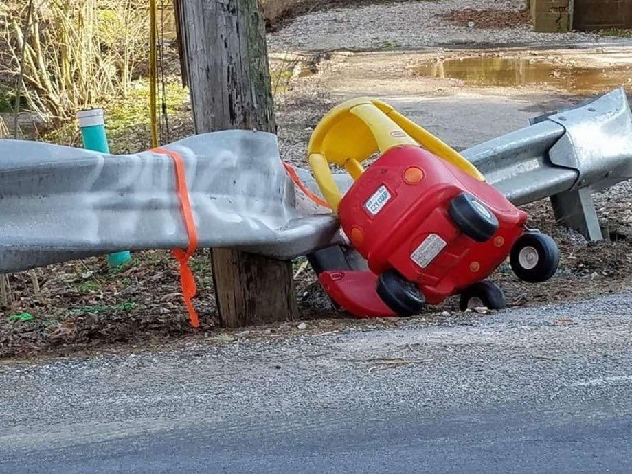 Just how fast was that toddler going.jpg