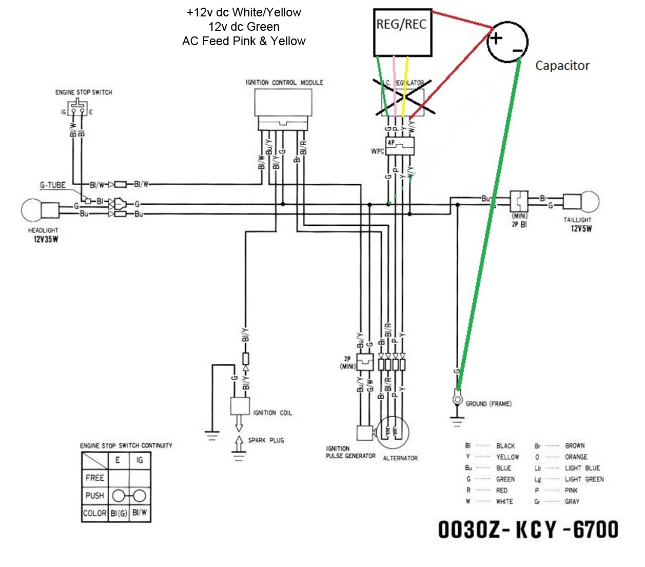XR - 1 - wiring AC to DC regulator in place of standard Vooltage reg.jpg