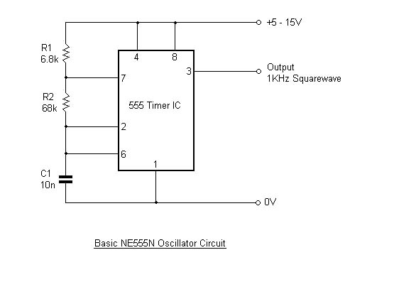 Ne555 datasheet схема включения